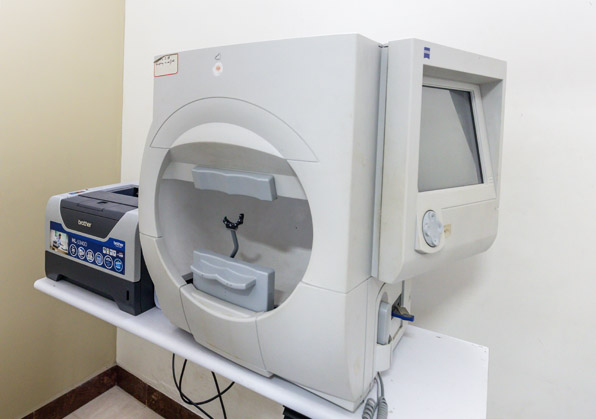 Humphrey visual field analyzer